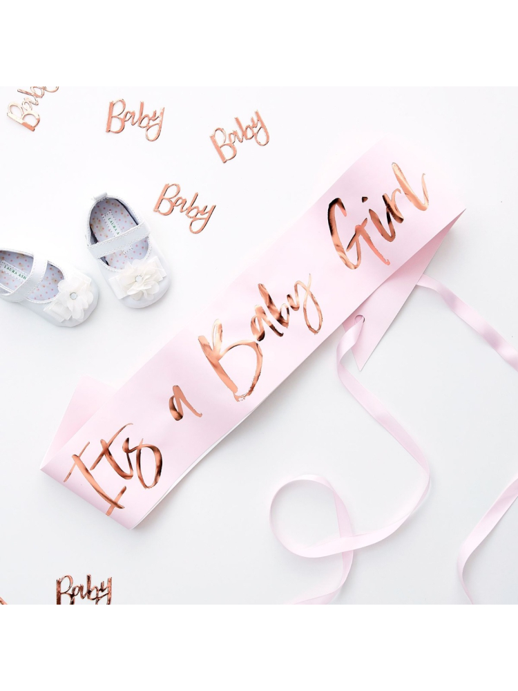 Ginger Ray TW-834 Twinkle Twinkle It's a Baby Girl Sash main product photo