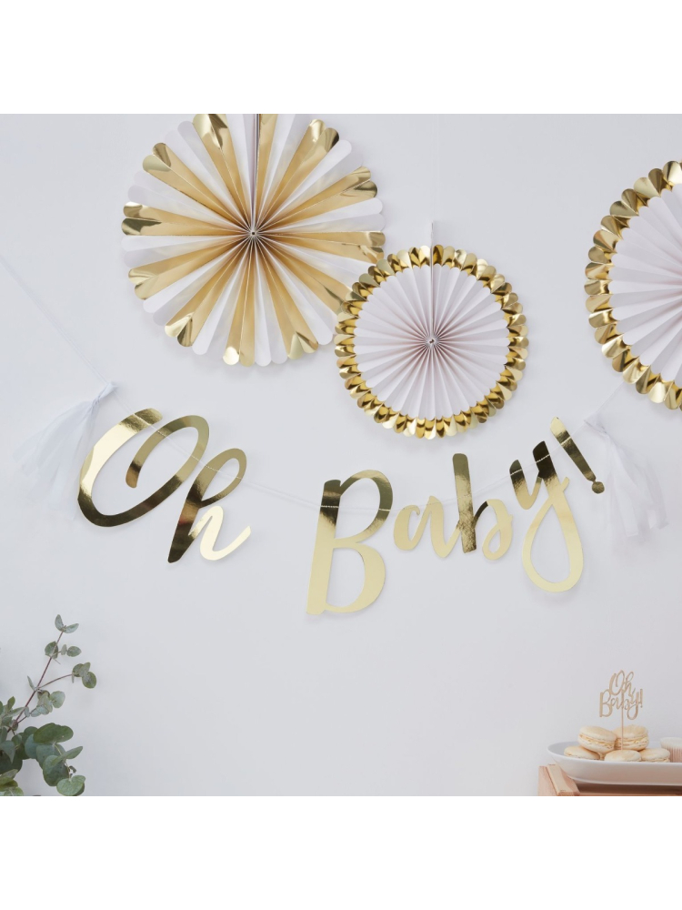 Ginger Ray OB-110 Girlanda Oh Baby main product photo