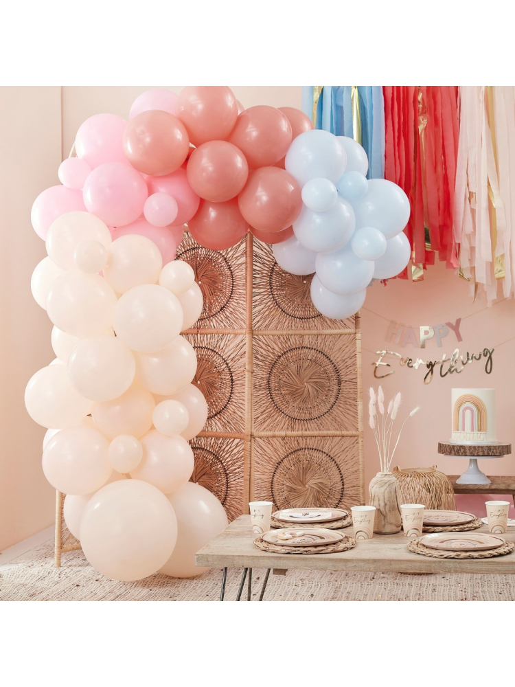Kokarda balonowa Ginger Ray HAP-100 Happy Everything Muted Pastels main product photo