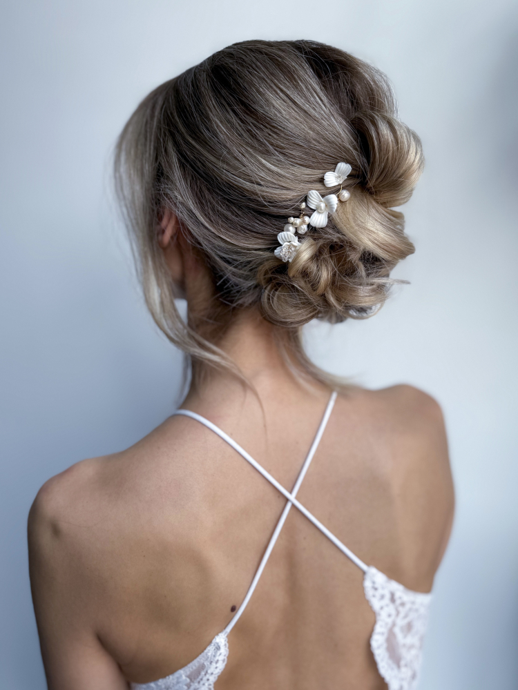 Sally Jane Bridal Wsuwki Senna Złote main product photo