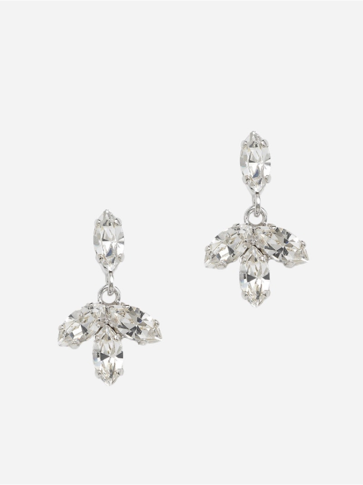 Abrazi Srebrne kolczyki Kylie Swarovski main product photo