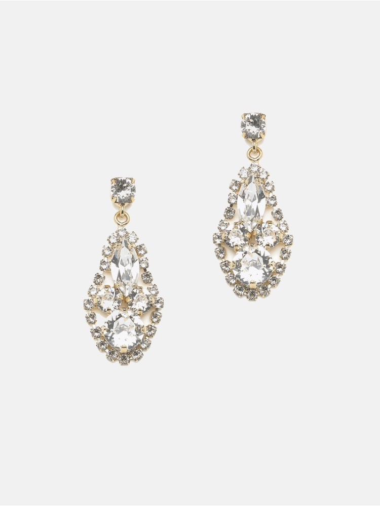 Abrazi Złote kolczyki Adele Swarovski main product photo