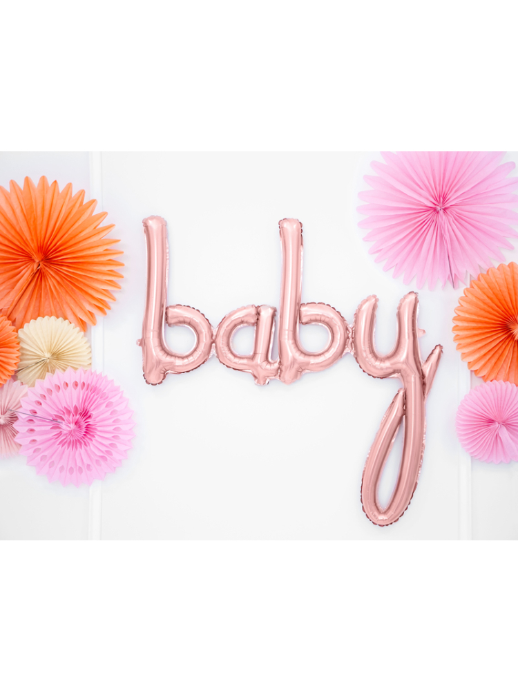 Balon foliowy Baby Rose Złoty (73 cm) main product photo