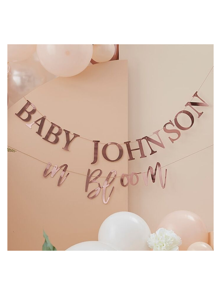 Ginger Ray BL-115 Kwiatowa girlanda na baby shower main product photo