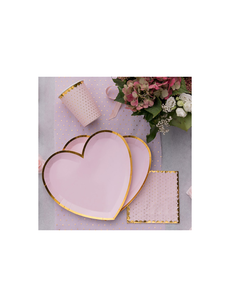 Różowo-złoty bieżnik na stół Santex main product photo