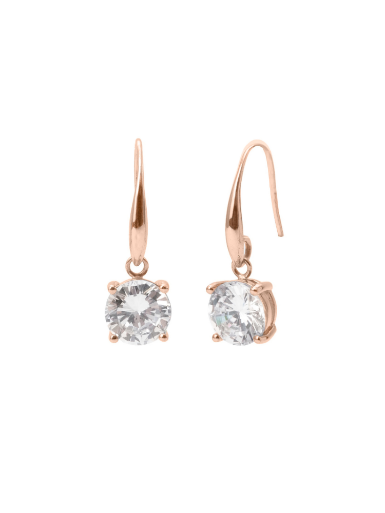 Abrazi Ava Drop Earrings Rose main product photo