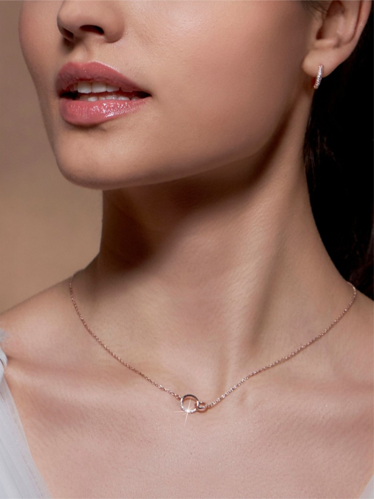 Zestaw biżuterii ślubnej Poirier JS-001 Élodie Rose main product photo