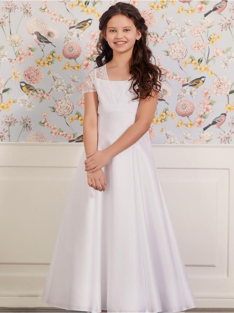LILLY 08-1105-WH Communion Dress main product photo