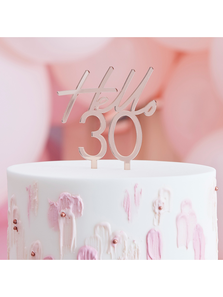 Topper na tort Ginger Ray "Hello 30 main product photo