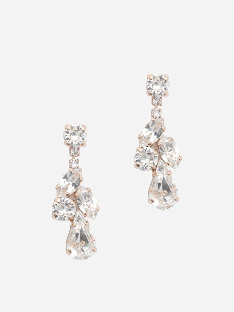 Abrazi Kolczyki Zoe Swarovski w kolorze różowym main product photo