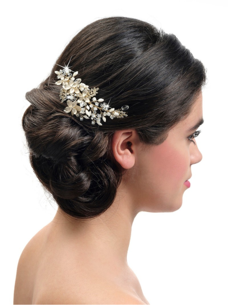 Grzebień do włosów Poirier BB-432 Gold main product photo