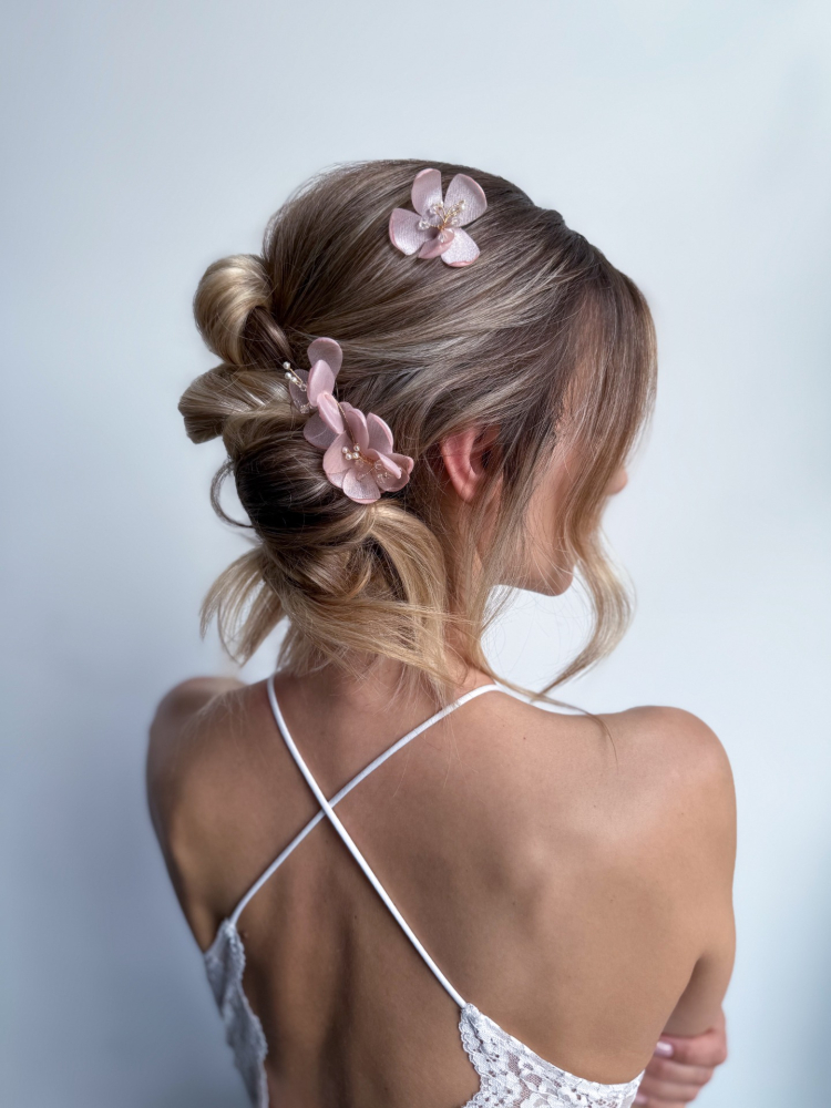 Sally Jane Bridal Poppy Aqua Hairpins Złoty main product photo