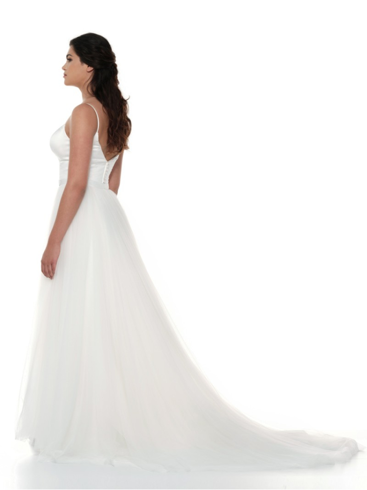 Poirier S324-250 overskirt Ivory main product photo