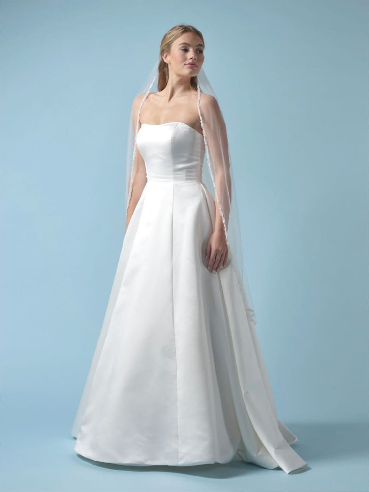 Poirier S430-120-SOFT krawędź welonu z koralików i cekinów main product photo