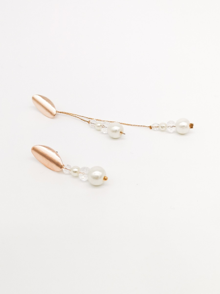 Forever & Eva O201S Krótki kolczyk z perłą main product photo