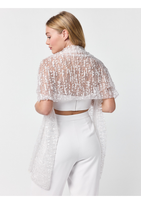 Ivory Stole Camille - ST-75320