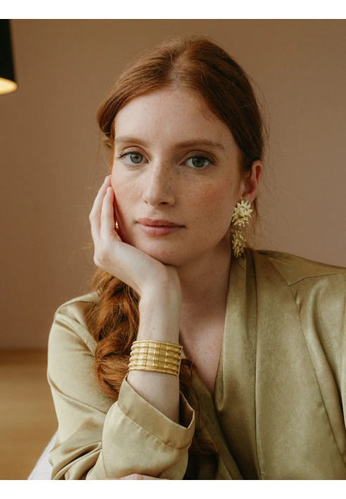 Lizeron Bambou Bracelet Złoty ()