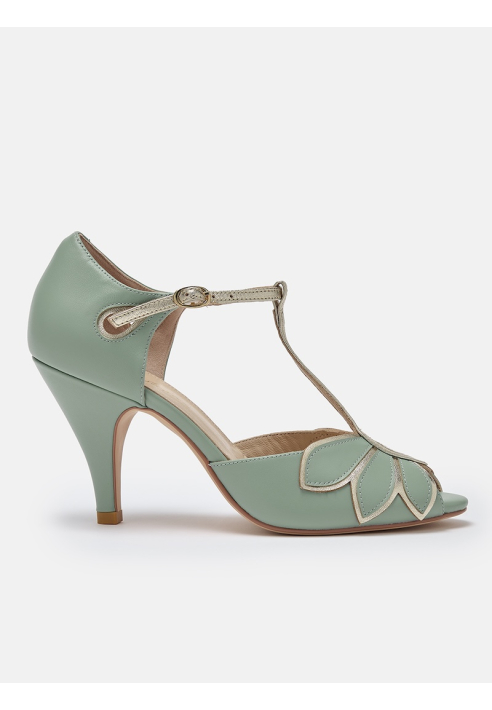Rachel Simpson Mimosa Scarpe da Sposa Verde Menta ()