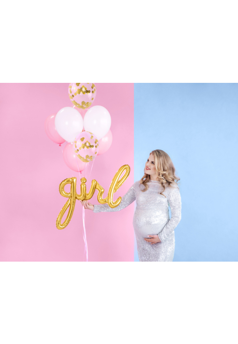 Balon foliowy Dziewczynka Złoty ()