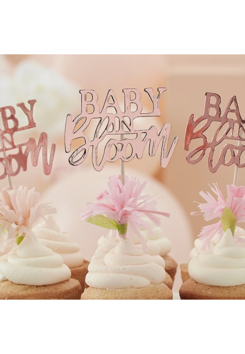 Ginger Ray BL-108 Kwiatowe babeczki na baby shower ()