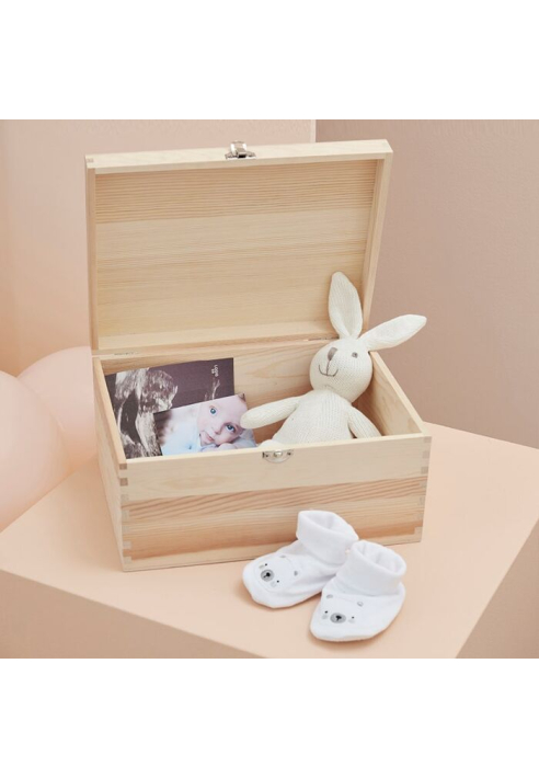 Pudełko na pamiątki Ginger Ray BL-118 Floral Baby Shower Memory Box ()