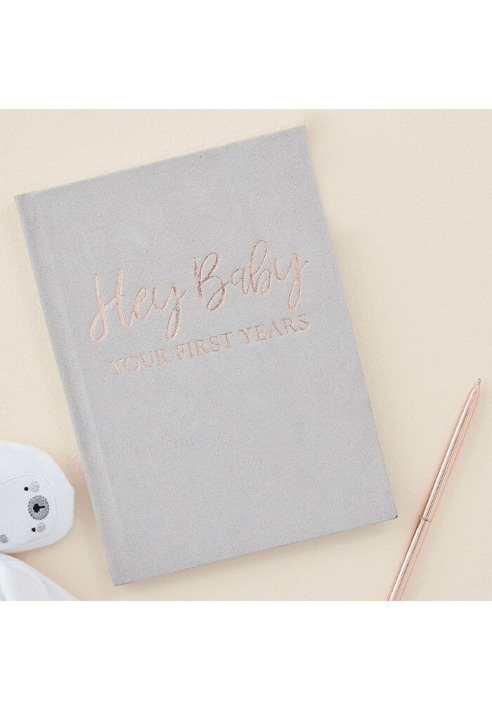 Ginger Ray BL-124 Dziennik Baby Shower w kwiaty ()