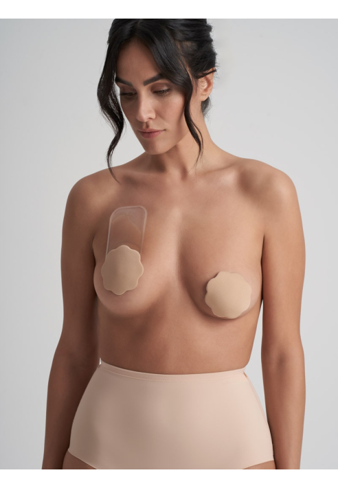 BYE BRA Multi Pull-Ups Beżowy (Jednowymiarowy)