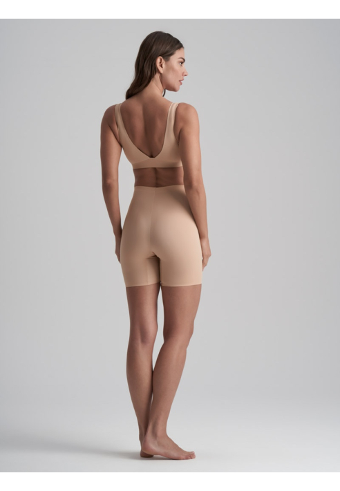 BYE BRA Niewidzialny Krótki Beżowy Biustonosz