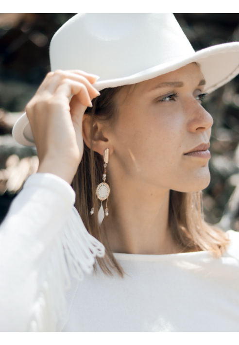 Forever & Eva O205 Kolczyk łapacz snów