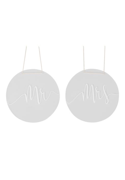 Ginger Ray PAM-502 Znaki na krzesło MR & MRS