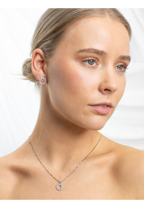 Abrazi Srebrne kolczyki Callie