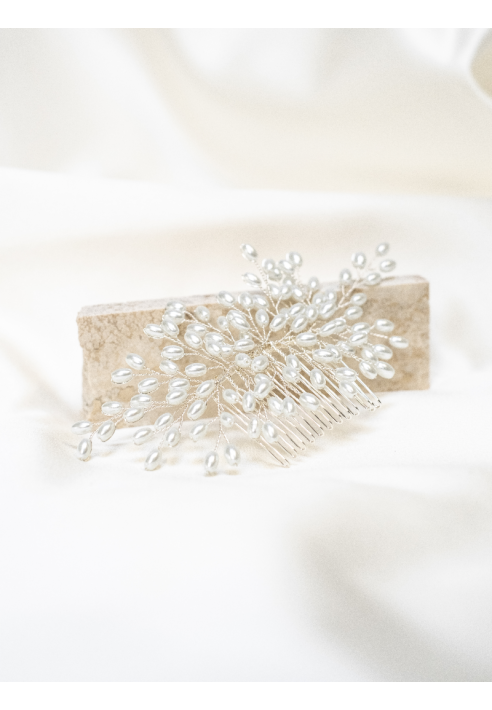 Grzebień do włosów Abrazi Theresa srebrny