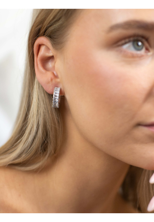 Abrazi Srebrne kolczyki Lauren