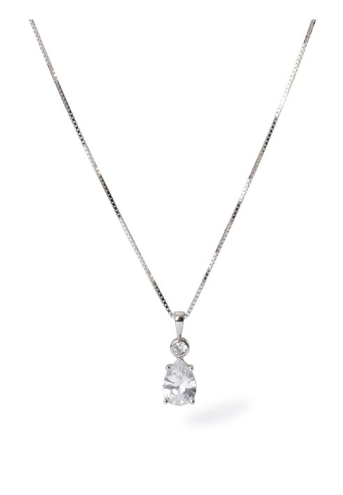 Abrazi Soraya naszyjnik srebrny 42cm