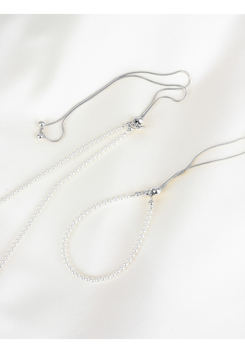 Naszyjnik z pereł Abrazi Jorja srebrny