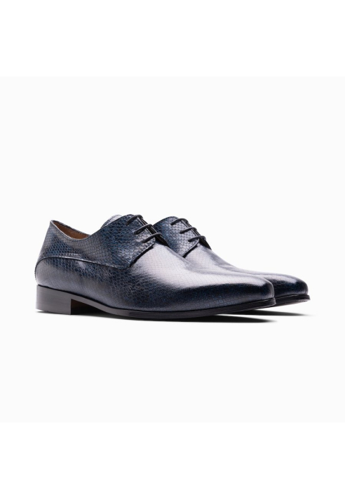 Męskie buty ślubne Paulo Bellini Palermo niebieskie