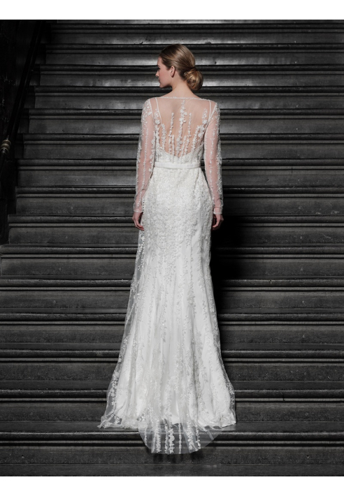 Poirier T-117 Kimono sukienka koronka