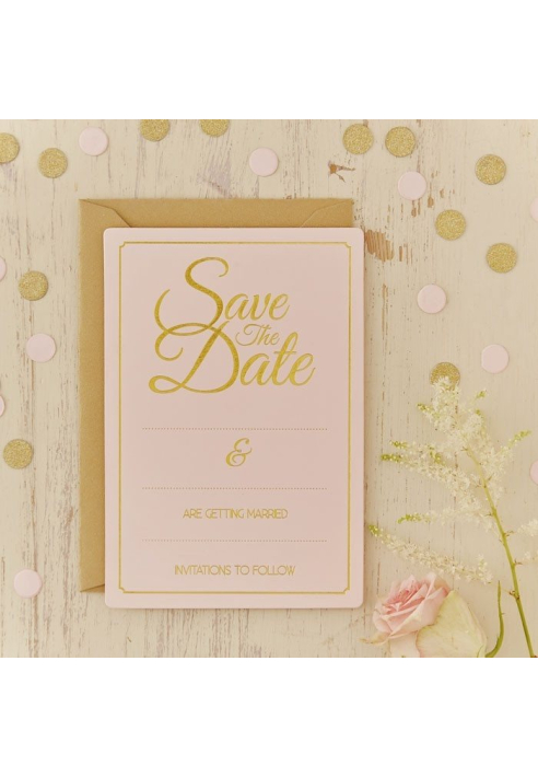 Kartki Save the Date - Pastel Perfection (10 sztuk) ()