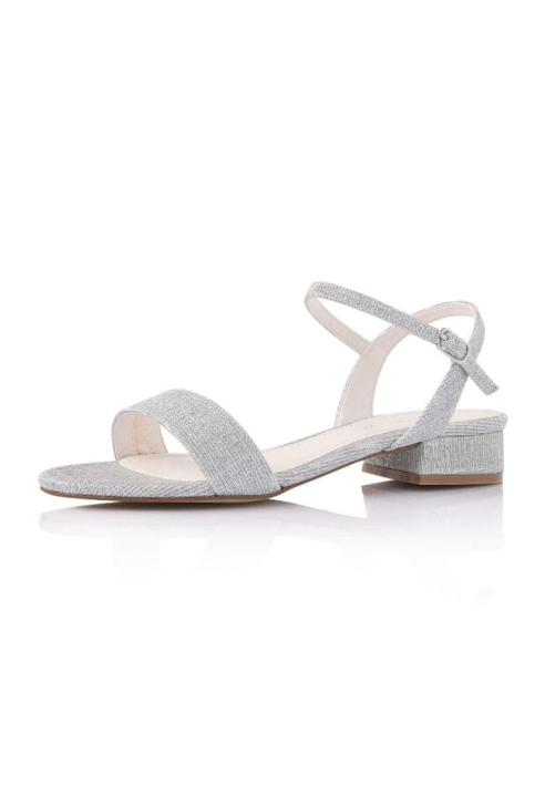 Rainbow Club Salli Silver Metallic Wedding Shoes ()