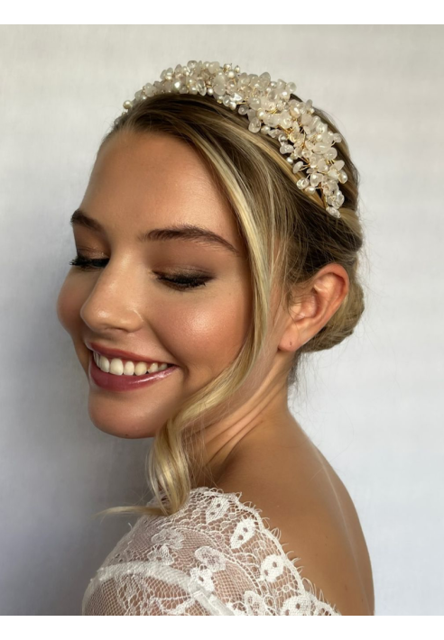 Sally Jane Bridal Selena Tiara Złoty ()