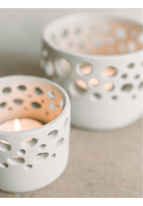 Leeff 18261 Timor L Tea Light Holder Natural ()