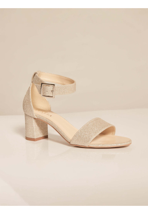 Buty ślubne Avalia Carrie brokatowe ()