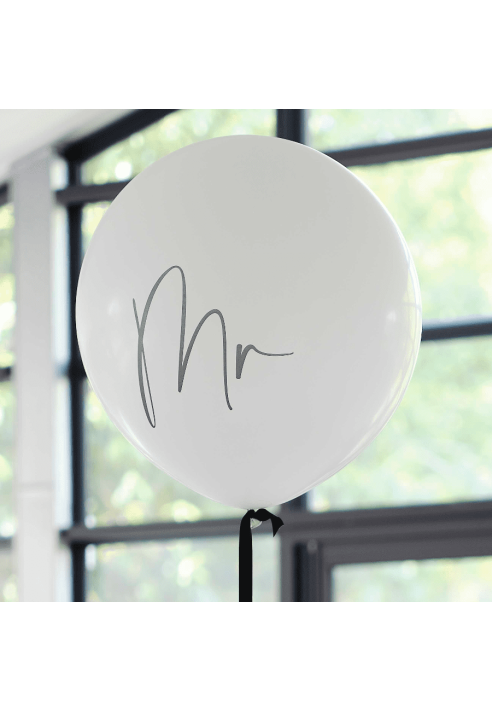 Ginger Ray BW-436 Balloon Mr ()
