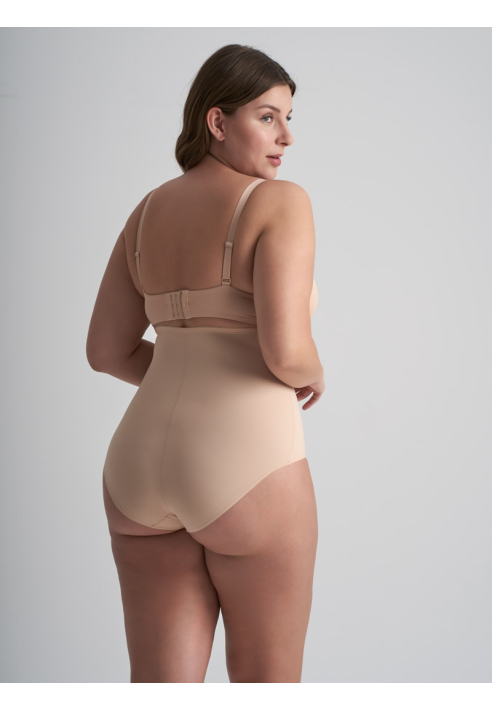 BYE BRA Sculpting High Waist Brief Beżowy