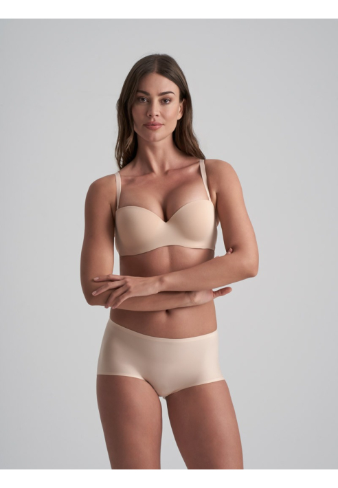 BYE BRA Uni Stretch Boxer Beżowy ()