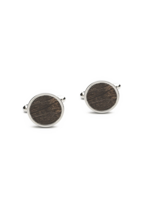 Spinki do mankietów Abrazi C5-RN-DB-DarkBrown ()