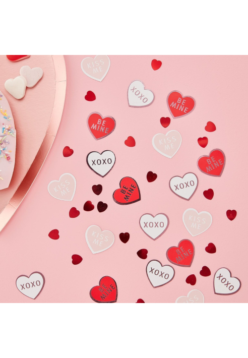 Ginger Ray VA-901 Be My Valentine konfetti serca ()