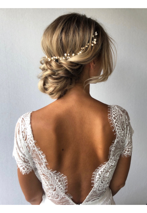 Sally Jane Bridal Dinja Wianek do włosów Złoty ()