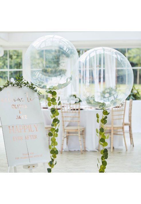 Ginger Ray BR-373 Botaniczny balon ślubny Orbz ()