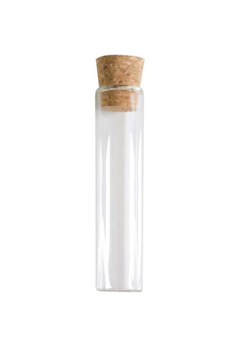 Szklana tuba z korkiem (10 cm) ()